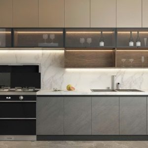 Mẫu tủ bếp chữ I
